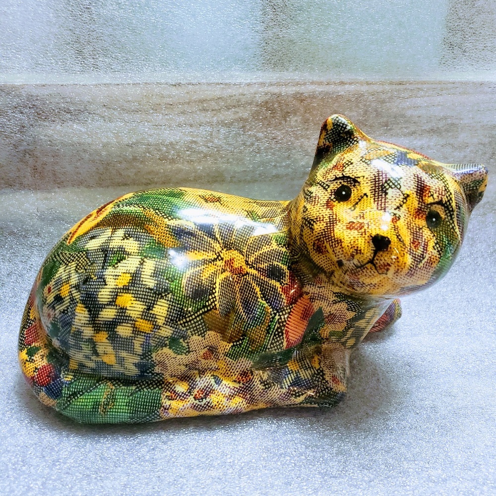 Cat Porcelain Patchworks from Joan Baker Designs L